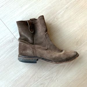 Brown/grey/green Ankle Boot Shoe Size 7